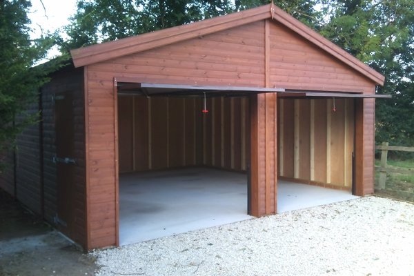 Double Garage up and over doors