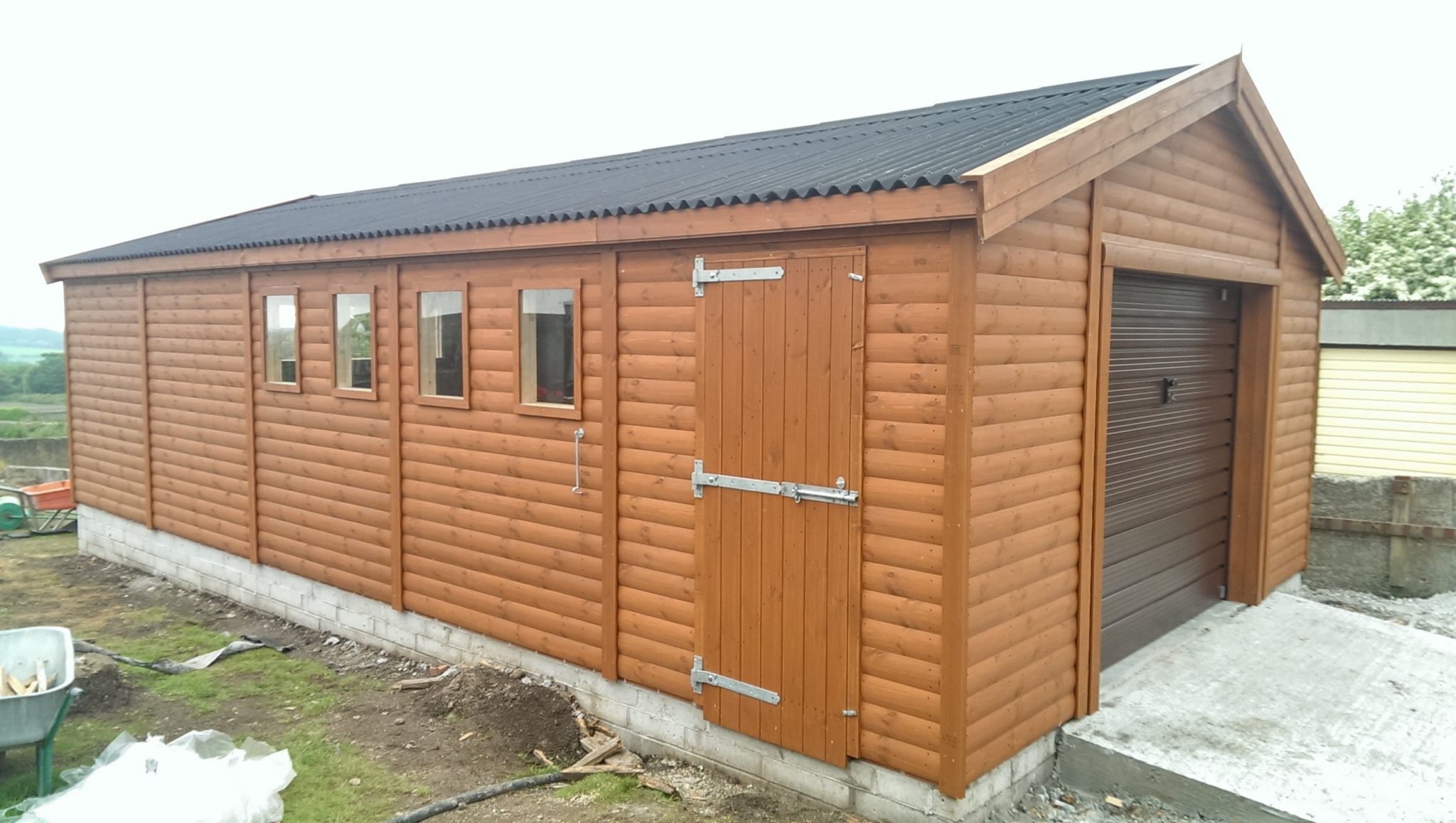 Feather Edge Garages From Regency Timber Buildings